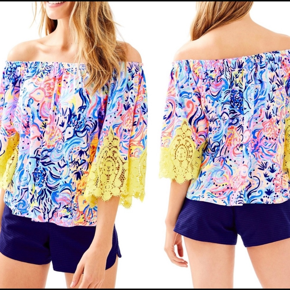 💛NWT’s Lilly Pulitzer Zaylee Top. Size XL💛